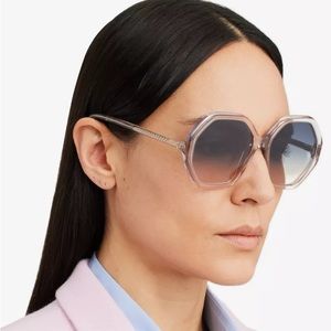 New Chloé - CH0008SA - Shiny Transparent Light Pink - Bio Acetate